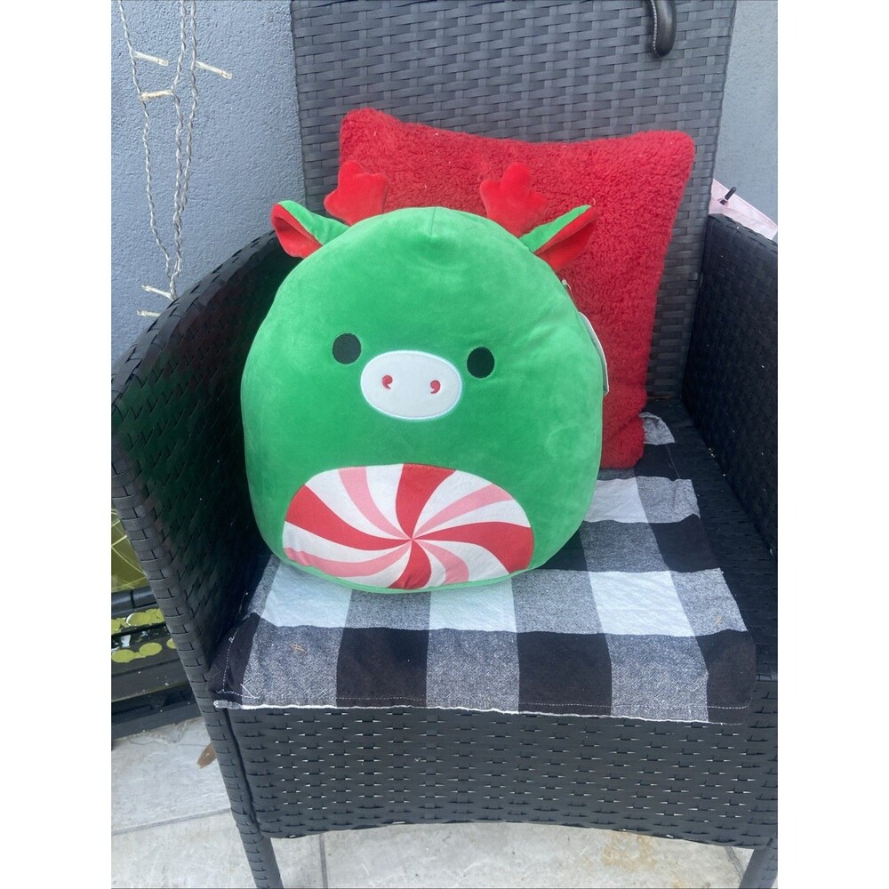 Squishmallows Christmas 12" Zumir The Moose With Peppermint Swirl Plush Toy